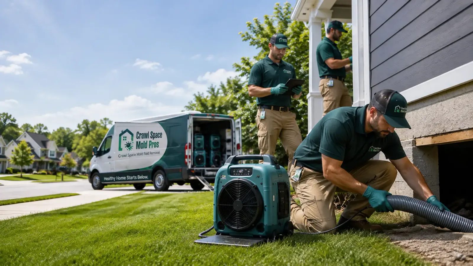 Crawl Space Mold Removal in Gresham, WI